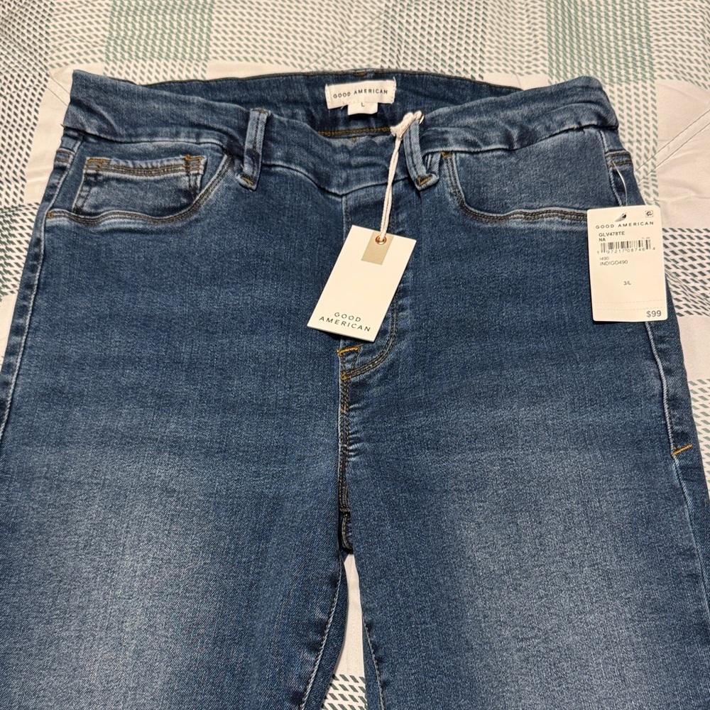 Good American Classic Blue Skinny Jeans
